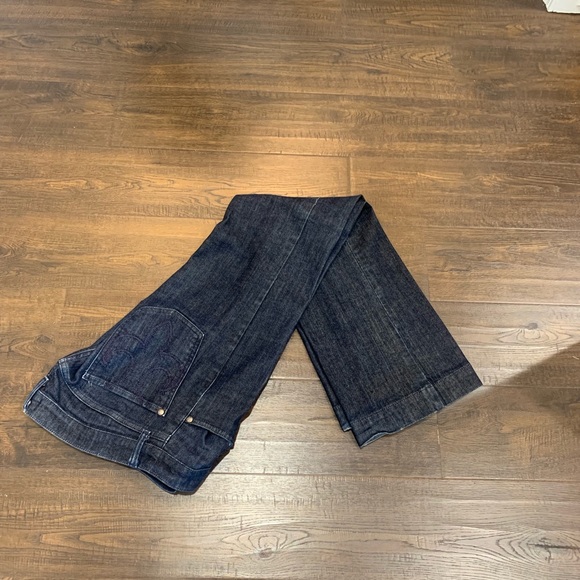 Express Deluxe Premium Denim Size 31 Bootleg Jeans - Picture 2 of 8